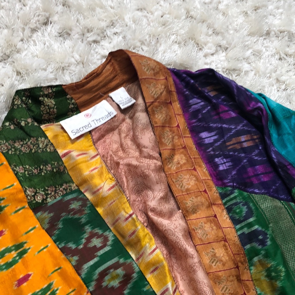 Boho kimono robe
